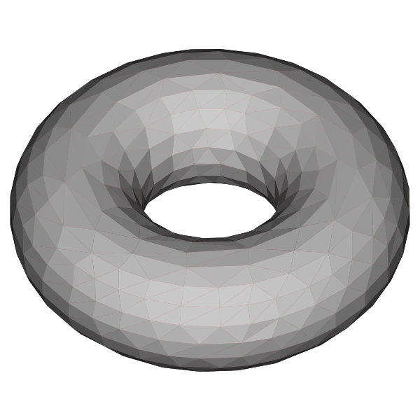 3D rendering of a torus